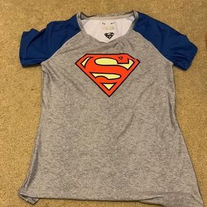 Champion heatgear fitted tshirt superman